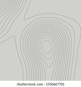 Contour vector illustration. Abstract topographic map background. Geography scheme.