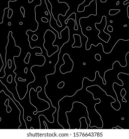 Contour vector illustration. Abstract topographic map background. Geography scheme.