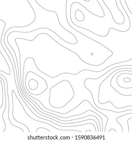 Contour vector illustration. Abstract topographic map background. Geography scheme.