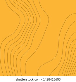 Contour vector illustration. Scheme geography .Abstract topographic map background.
