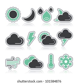 Contour weather icons