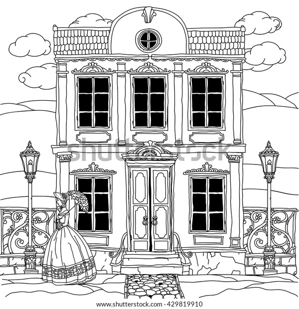 44+ Victorian Houses Coloring Book HD