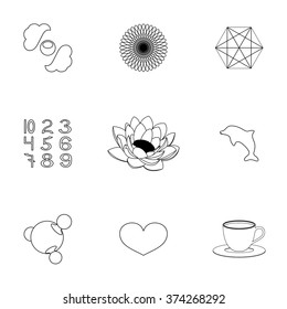 contours of characters