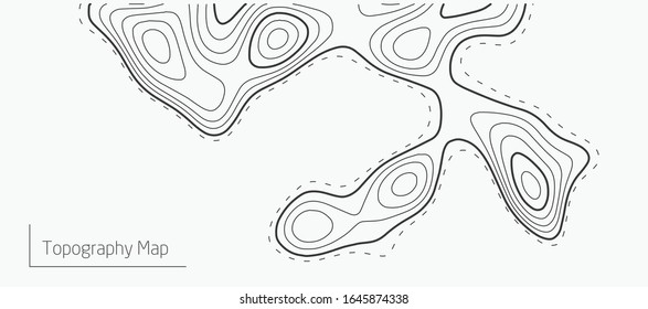 Contours vector topography. Geographic topography vector illustration. . Map on land vector terrain. Elevation graphic contour height lines. Topographic map