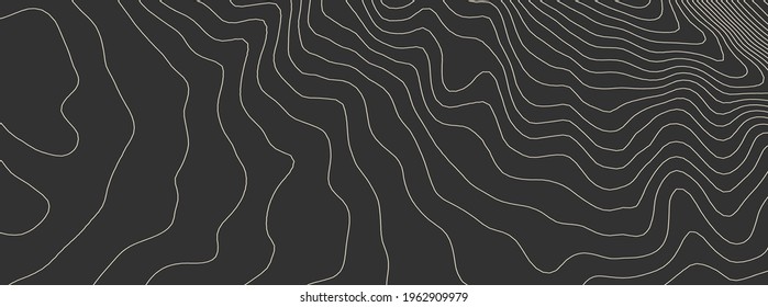 Contours vector topography. Geographic mountain topography vector illustration. Topographic pattern texture. Elevation graphic contour height lines.