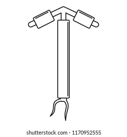 Contraception hand tool icon. Outline illustration of contraception hand tool vector icon for web design isolated on white background