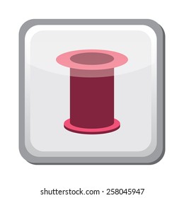 Contraception method icon, female condom, family and parenthood, pregnancy - vector