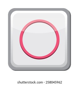 Contraception method ring icon, family and parenthood, pregnancy - vector