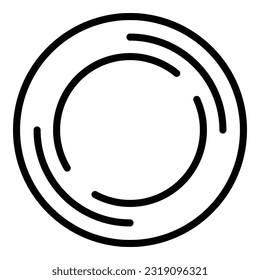 Contraception ring icon outline vector. Birth control. Health hormonal