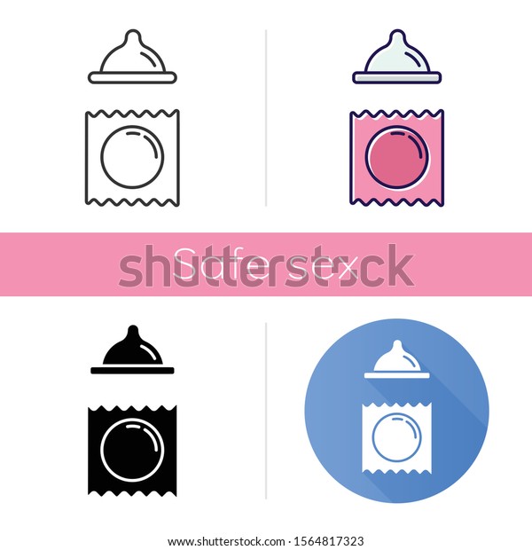 Contraceptive Icon Female Condom Safe Sex Stock Vector Royalty Free 1564817323 Shutterstock