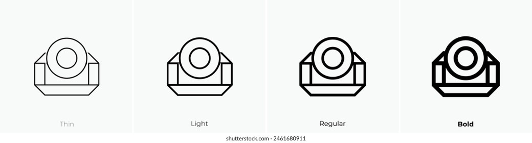 contraceptive icon. Thin, Light Regular And Bold style design isolated on white background