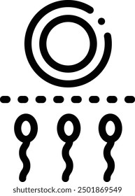 contraceptive icon. Thin Linear Style Design Isolated On White Background