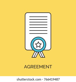 contract agreement icon