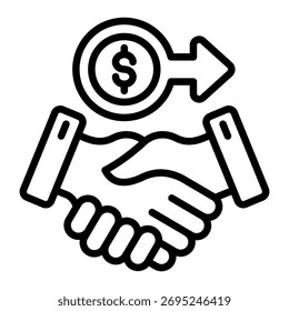 Elemento De Ícone Do Contrato Para Design