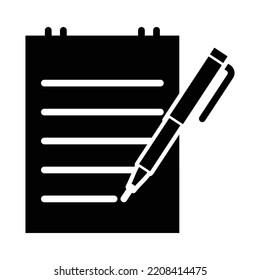 Contract agreement Vector Icon which is suitable for commercial work and easily modify or edit it

