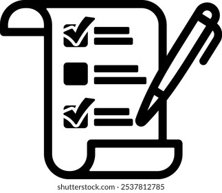 contract business tick check checklist list report done 3648