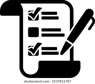 contract business tick check checklist list report done 3649