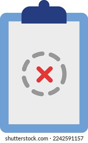 contract cancel illustration with flat style