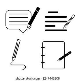 Contract Document with Pen Business vector Icon