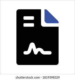 Contract File Document Vector icon