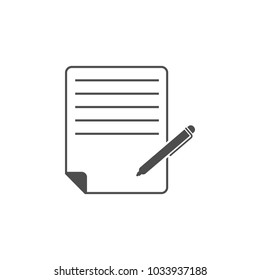 Contract icon. 