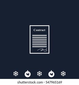 Contract icon.