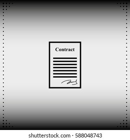 Contract icon.