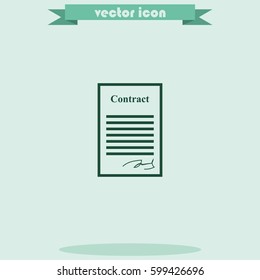 Contract icon.