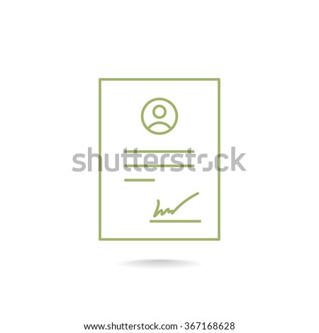 Contract icon