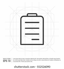 The contract icon. Agreement and signature, pact, accord, convention symbol. Flat Vector illustration


