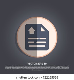 contract icon. architecture sign