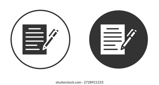 Diseños de Vector de Clipart de iconos de contrato para proyectos gráficos