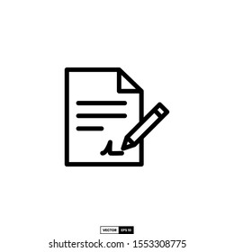 Contract Icon, Design Inspiration Vector Template For Interface And Any Purpose