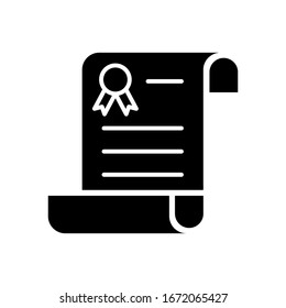 contract icon design vector template