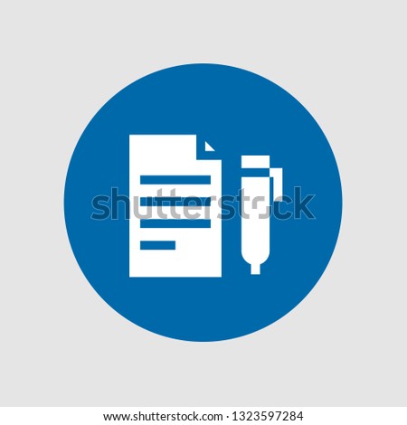  Contract icon. Editable  Contract icon for web or mobile.