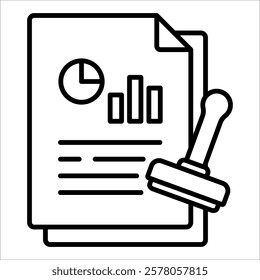 Contract Icon Element For Design