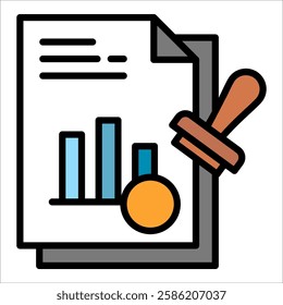 Contract Icon Element For Design