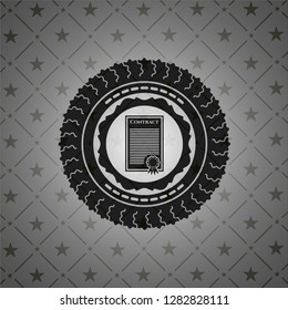 contract icon inside dark badge
