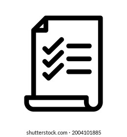 contract icon or logo isolated sign symbol vector illustration - high quality black style vector icons
