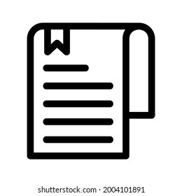 Vertragssymbol oder Logo einzeln auf Zeichen, Vektorgrafik - hochwertige Vektorsymbole mit schwarzem Hintergrund
