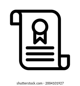 contract icon or logo isolated sign symbol vector illustration - high quality black style vector icons
