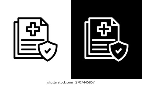 Contract With Icon Set Design