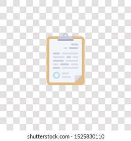 contract icon sign and symbol. contract color icon for website design and mobile app development. Simple Element from management collection for mobile concept and web apps icon.