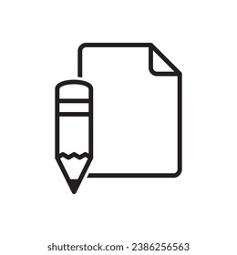 Vector de símbolos de icono de contrato