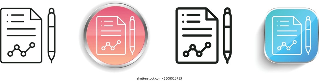 contract icon. Thin Linear, Regular and Button Style Design Isolated On White Background