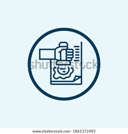 Contract icon vector icon on white background. Contract icon modern icon for graphic and web design. 