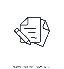 contract icon. vector.Editable stroke.linear style sign for use web design,logo.Symbol illustration.