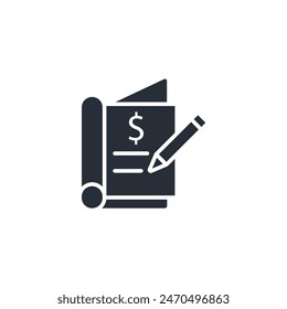 contract icon. vector.Editable stroke.linear style sign for use web design,logo.Symbol illustration.