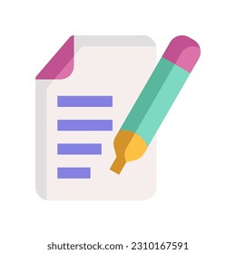 contract icon for your website, mobile, presentation, and logo design.