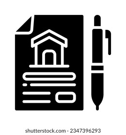Vertragssymbol für Ihre Website, Ihr Handy, Ihre Präsentation und Ihr Logo-Design.